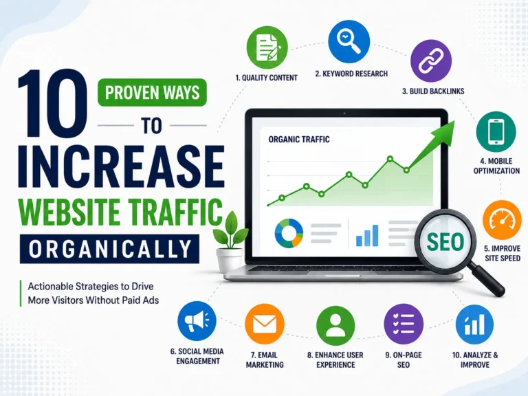 increase website traffic organically
