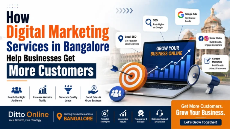 How Digital Marketing Services in Bangalore Help Businesses Get More Customers