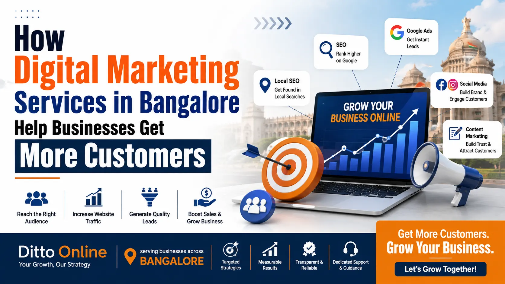 How Digital Marketing Services in Bangalore Help Businesses Get More Customers